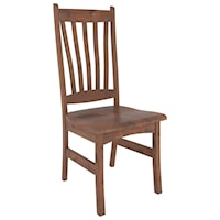 Customizable Solid Wood Dining Side Chair