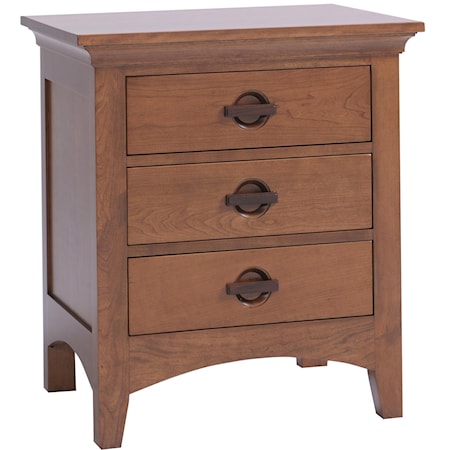 3-Drawer Nightstand