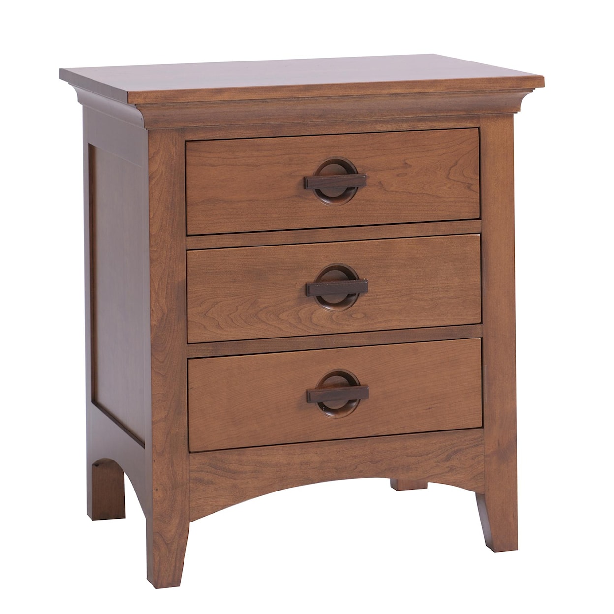 Country View Woodworking Great Lakes 3-Drawer Nightstand