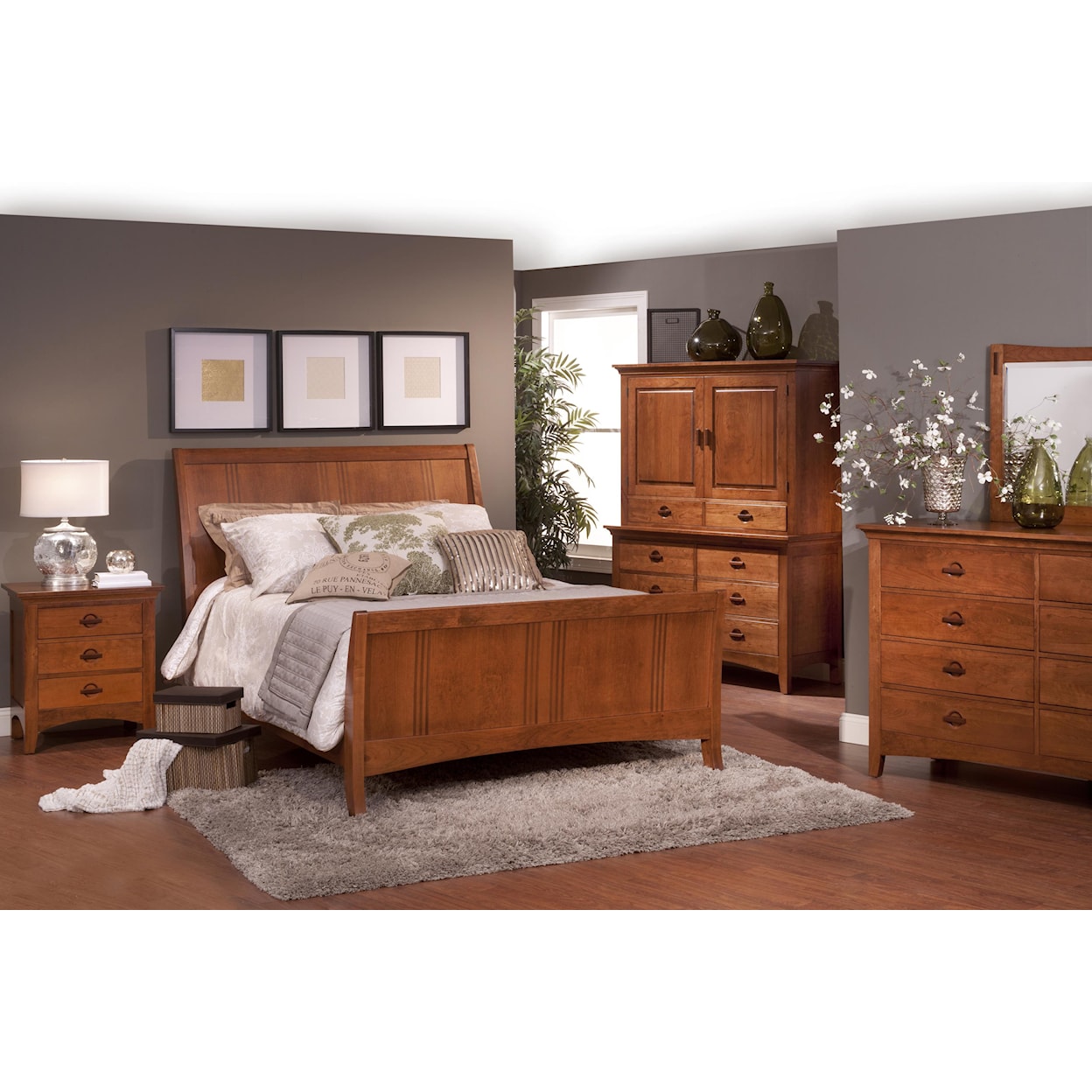 Country View Woodworking Great Lakes 3-Drawer Nightstand