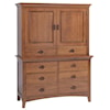 Country View Woodworking Great Lakes Armoire Base + Top