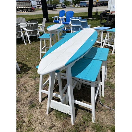 CWS 440PRE 6' Surf BoardTable WH/AB