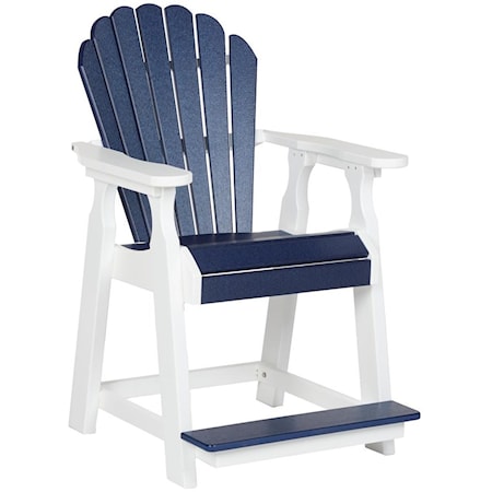 CWS 447 Balcony Chair WH/PTB