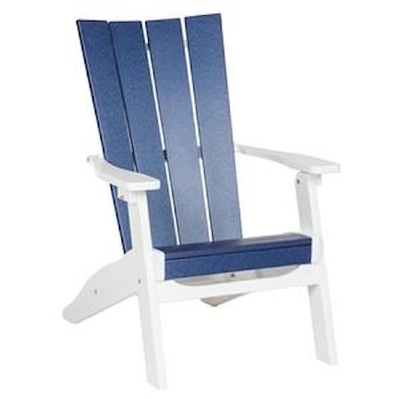 CWS 530 Fenwick Fold Adirondack Chair WH/PT