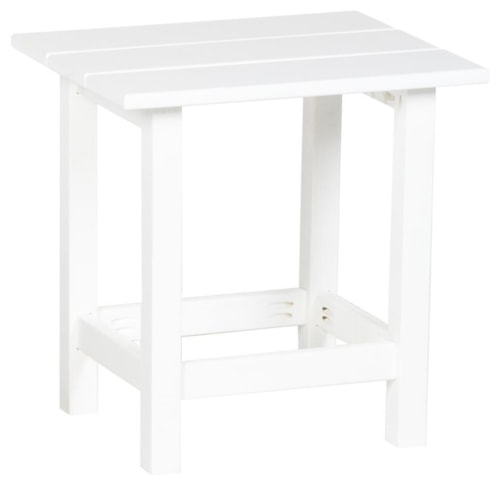 Fenwick, End Table, White