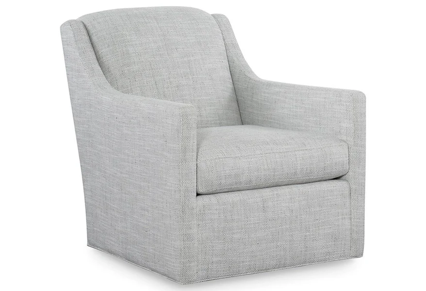 Kendrick Kendrick Swivel Chair by C.R. Laine at Malouf Furniture Co.