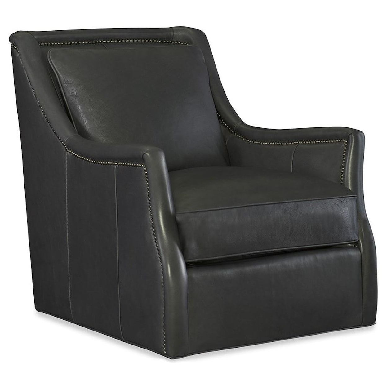 C.R. Laine Marcoux Marcoux Leather Swivel Chair