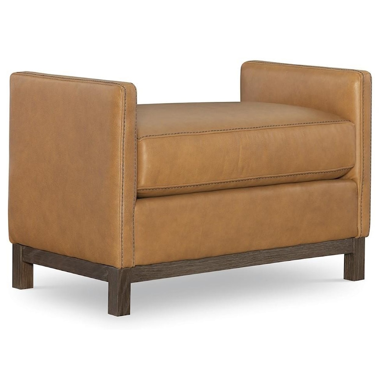 C.R. Laine Rowan Rowan Leather Bench Ottoman