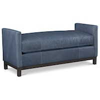 Rowan Leather Long Bench Ottoman