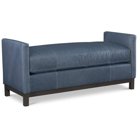 Rowan Leather Long Bench Ottoman