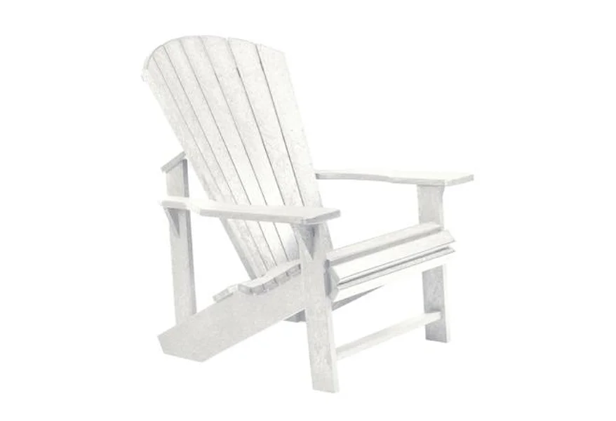 Generation Line Adirondack Chair by C.R. Plastic Products at Furniture Fair - North Carolina