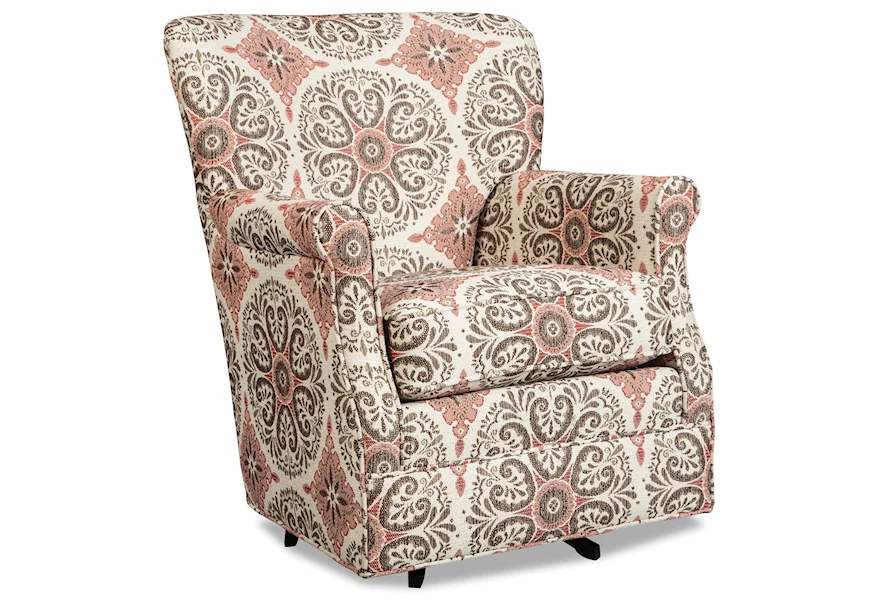 075110 Swivel Chair by Craftmaster at Lucas Furniture & Mattress