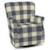 Hickory Craft 075110 Swivel Glider Chair with Classic Rolled Arms