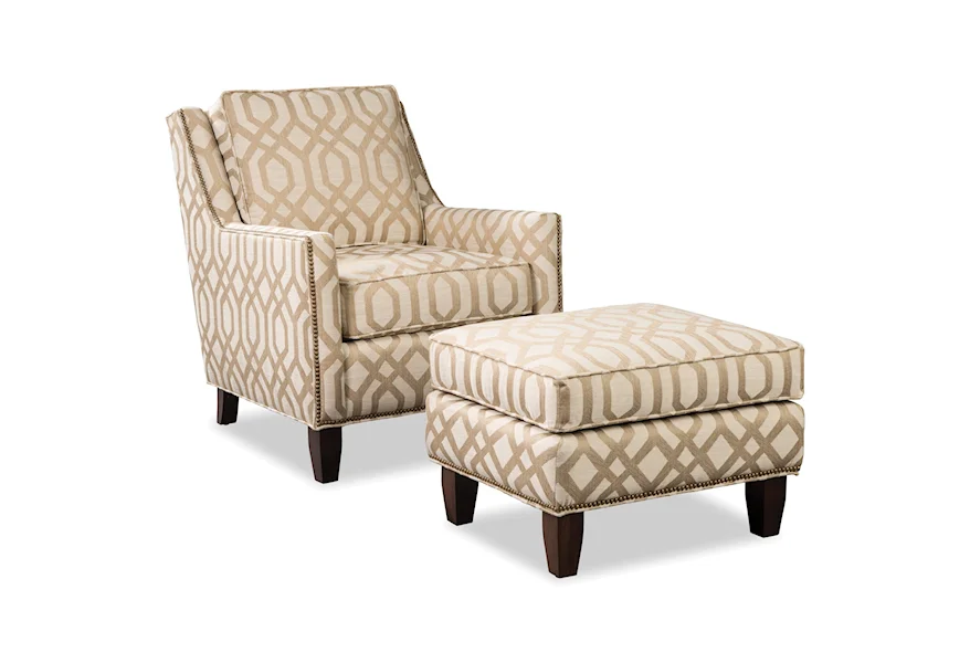 090500 Chair & Ottoman Set by Craftmaster at Lucas Furniture & Mattress