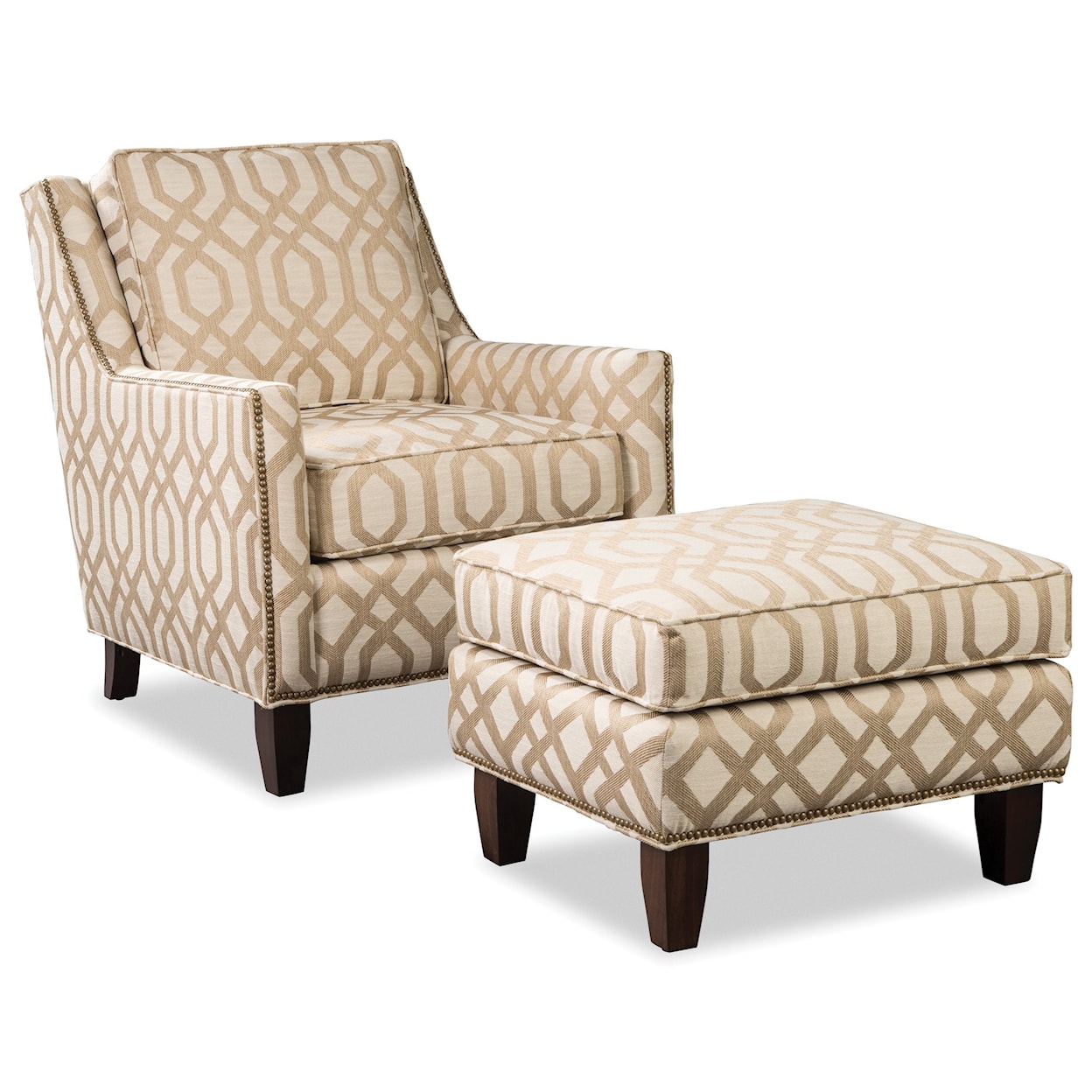 Craftmaster 090500BD Chair & Ottoman Set
