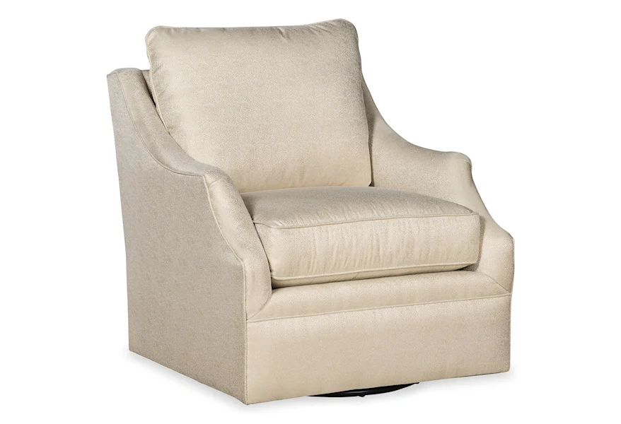 097010 Swivel Glider Chair by Hickory Craft at Godby Home Furnishings