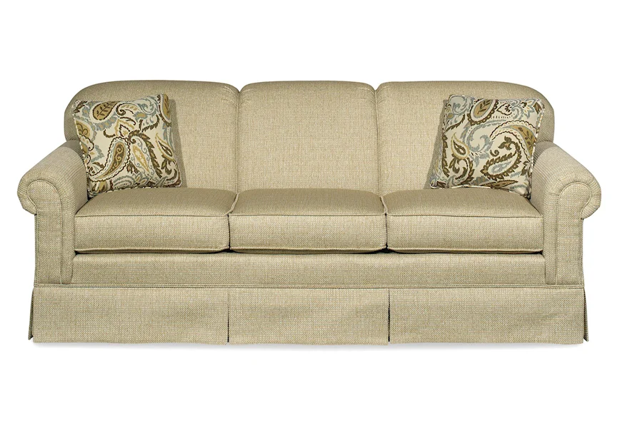 4200 Stationary Sleeper Sofa by Hickorycraft at Malouf Furniture Co.