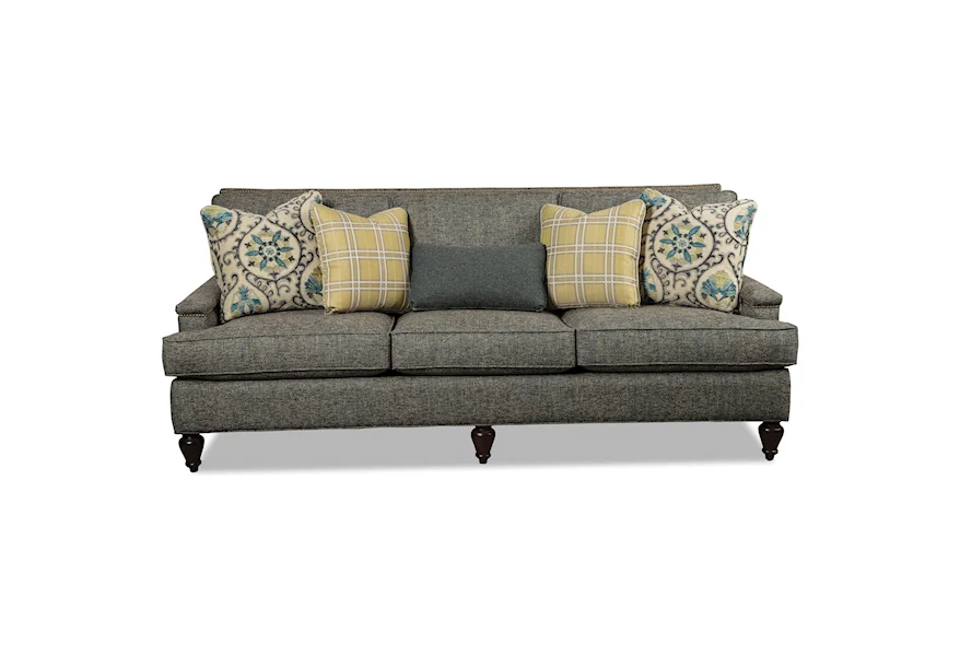 472150BD 90 Inch Sofa by Hickorycraft at Howell Furniture