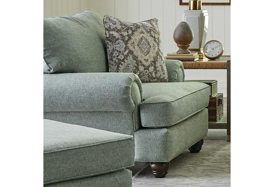 700450 Chair & Half by Hickory Craft at Godby Home Furnishings