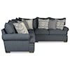 Craftmaster 701650 4-Seat Sectional Sofa w/ RAF Loveseat