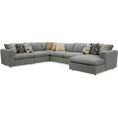 5 PC Sectional w/ Chaise