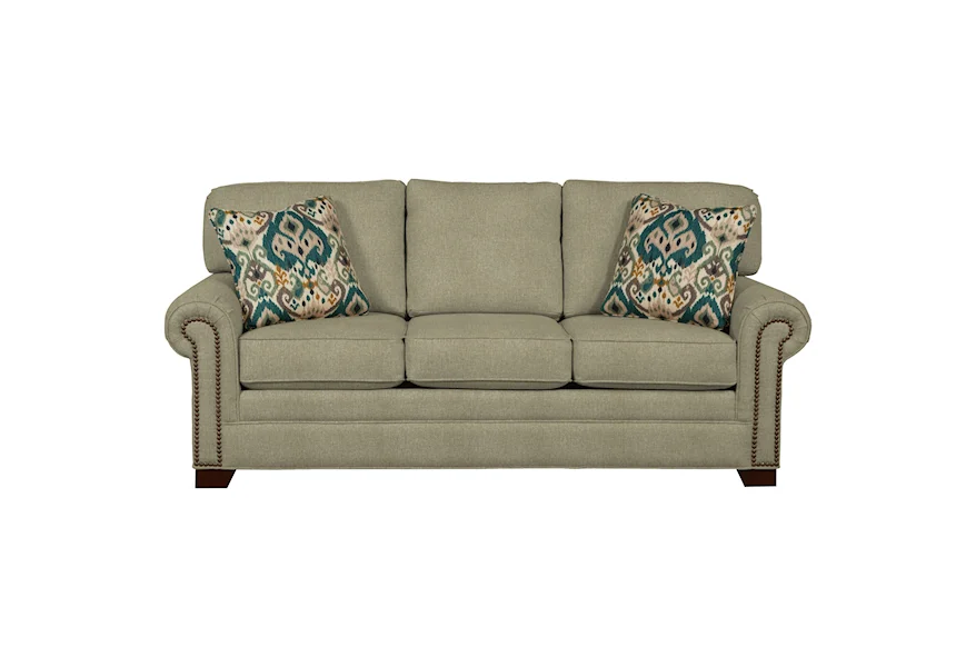 7565 Queen Sleeper Sofa with Memory Foam Mattress by Craftmaster at Lindy's Furniture Company