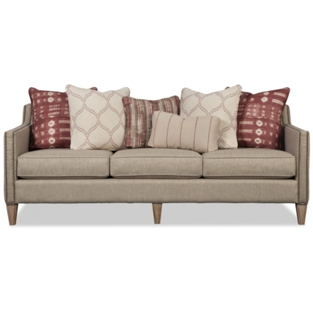 Sofa w/ Weathered Oak Legs