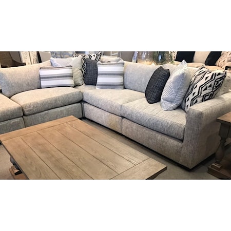 4 Piece Sectional - Ottoman not included