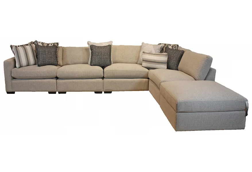 792750BD 6 PC Sectional by Craftmaster at Esprit Decor Home Furnishings