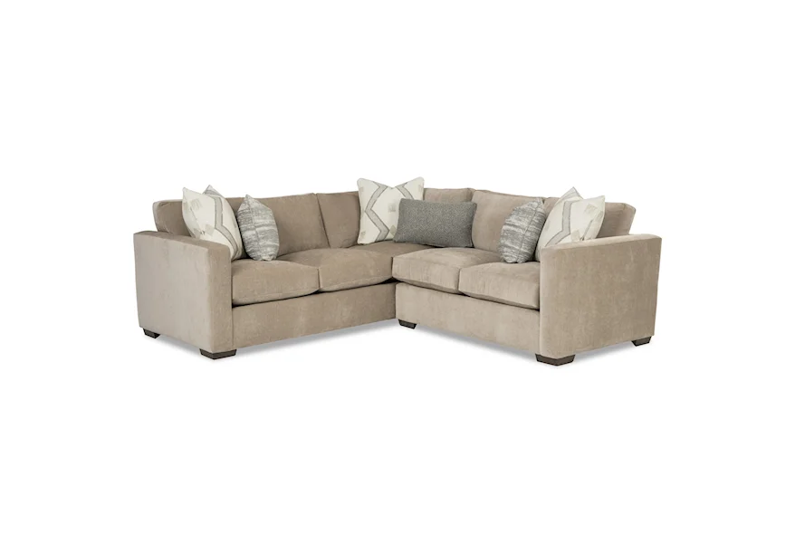 792750BD 2-Piece Sectional with LAF Corner Sofa by Craftmaster at VanDrie Home Furnishings