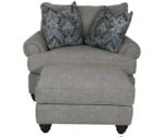 Cozy Life Upholstery 797050BD Chair & Half with Ottoman
