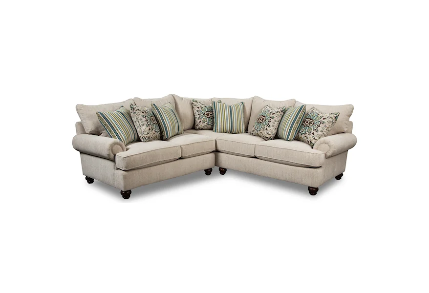 797050BD 4-Seat Sectional Sofa by Craftmaster at Swann's Furniture & Design