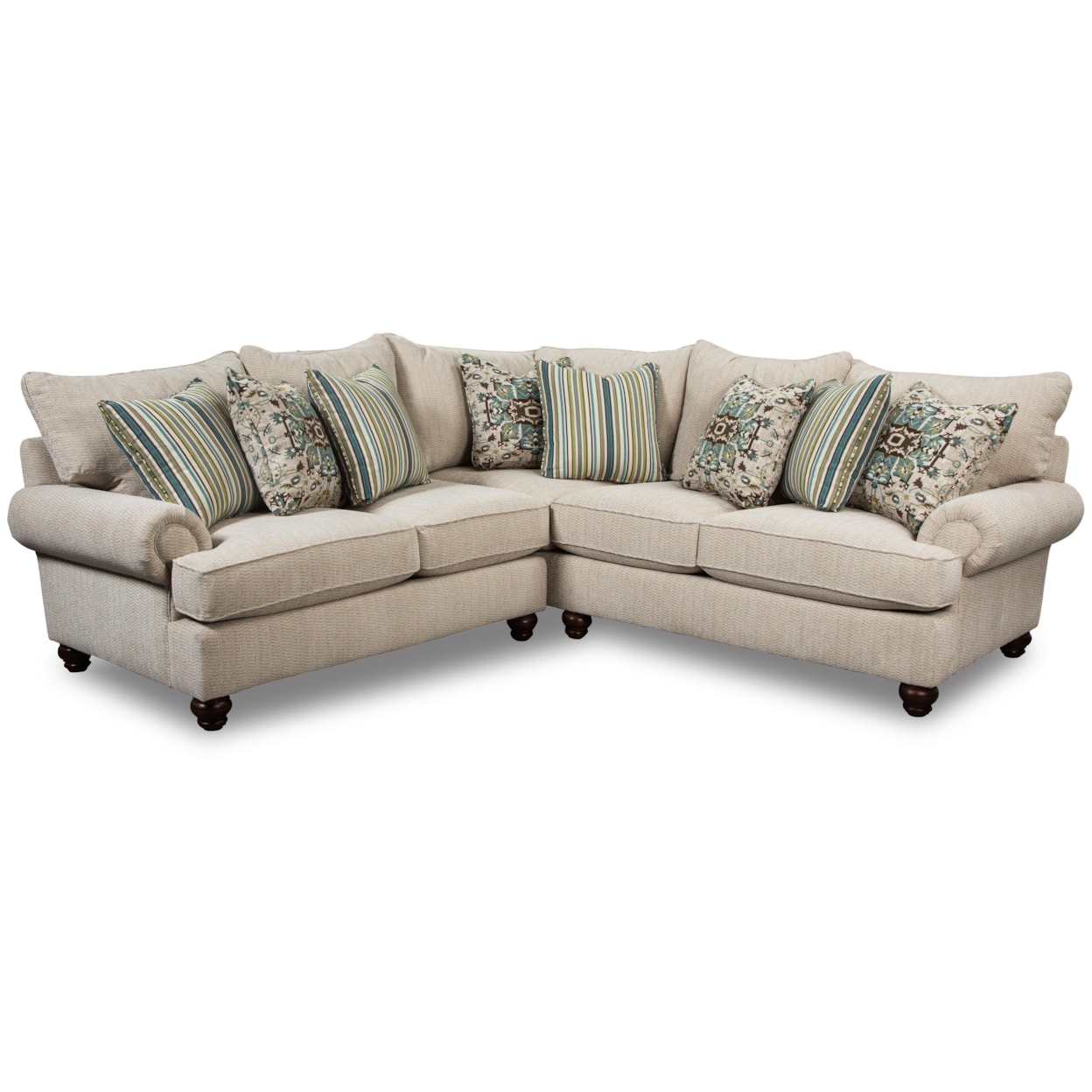 Hickorycraft 797050Pc 2 Pc Sectional Sofa