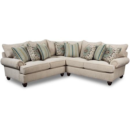 2 Pc Sectional Sofa