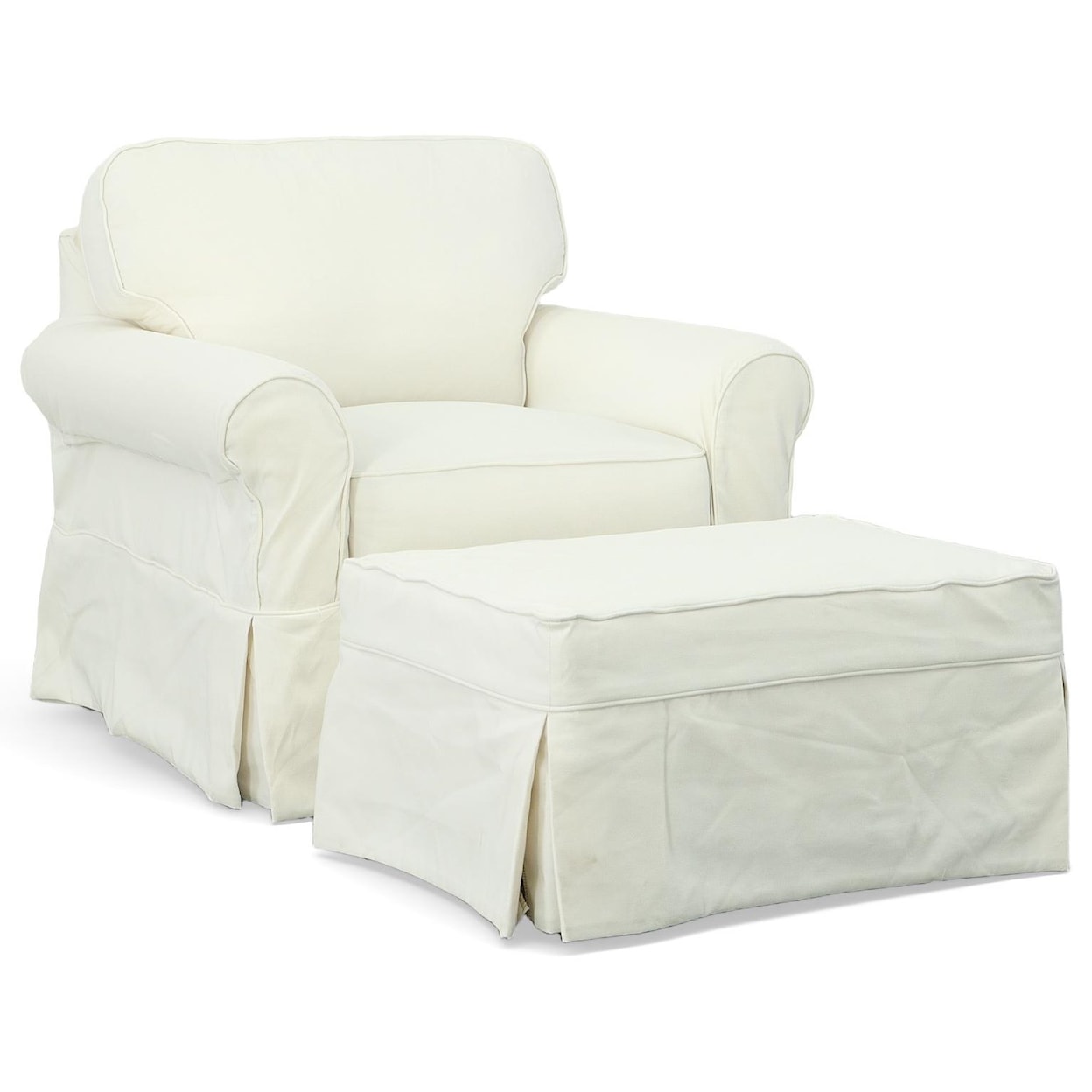 Craftmaster 917450BD Chair and Ottoman