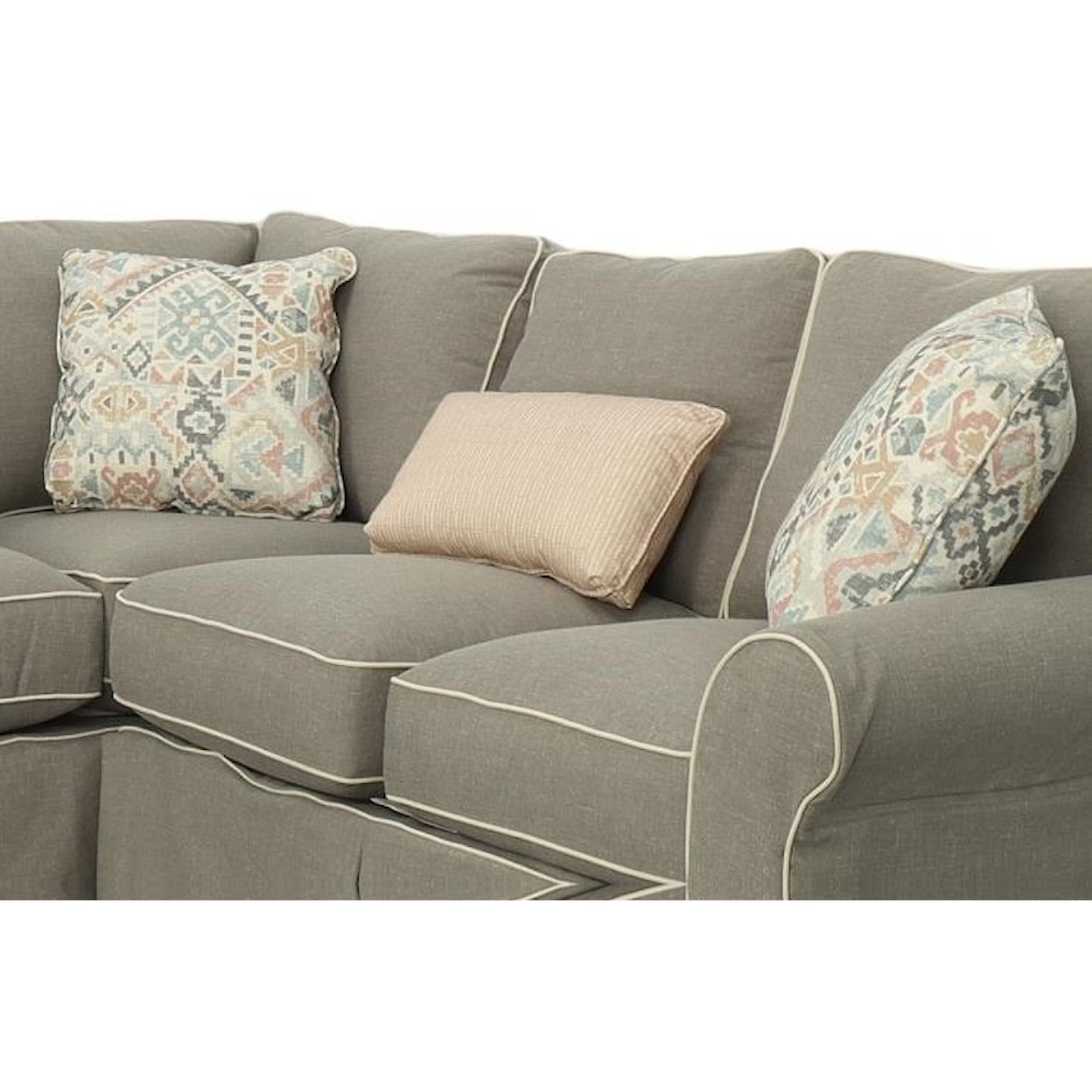 Craftmaster 917450BD Slipcover Sectional