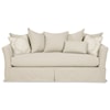 Craftmaster 998850BD Bench Seat Sofa with Memory Foam Sleeper