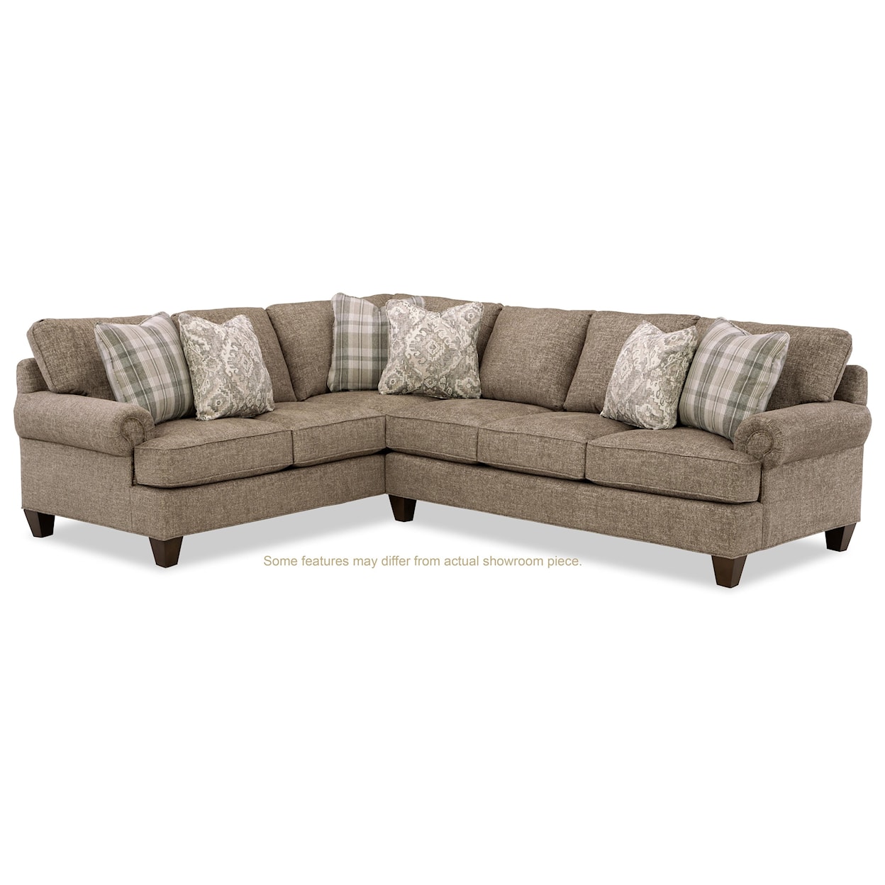 Hickory Craft C9 Custom Collection 2 Pc Sectional Sofa