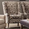 Craftmaster Accent Chairs Modified Wing Back Chair