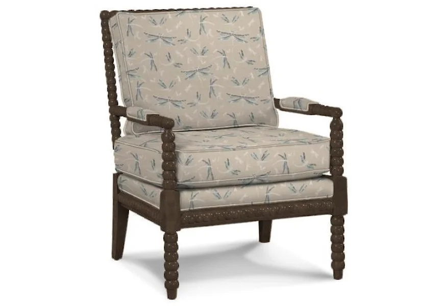 Accent Chairs Exposed Wood Chair by Hickorycraft at Johnny Janosik