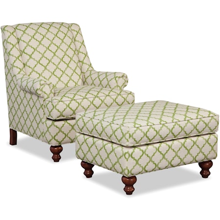 Chair & Ottoman Set