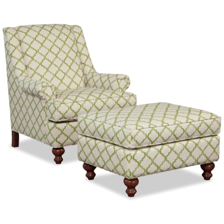Chair & Ottoman Set