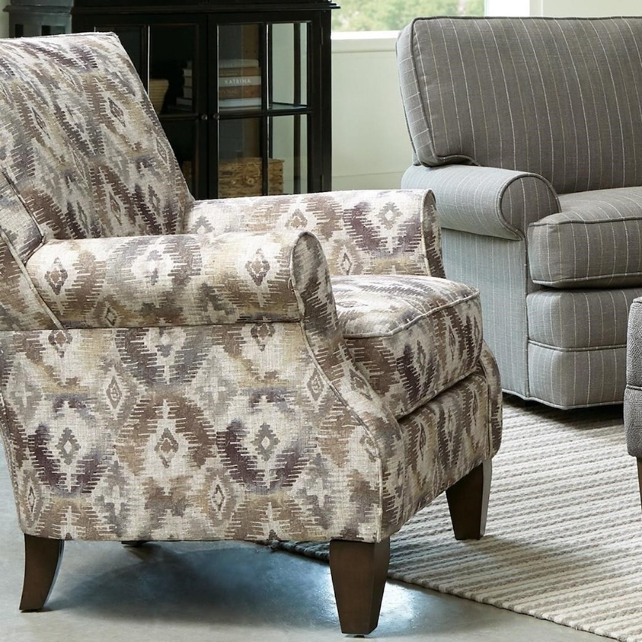 Hickorycraft Accent Chairs Contemporary Upholstered Chair