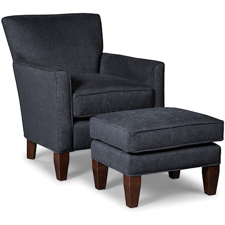Accent Chair and Ottoman