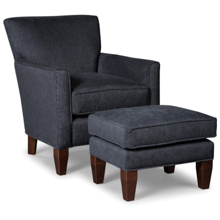 Accent Chair and Ottoman