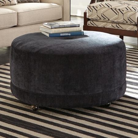 Round Contemporary Ottoman