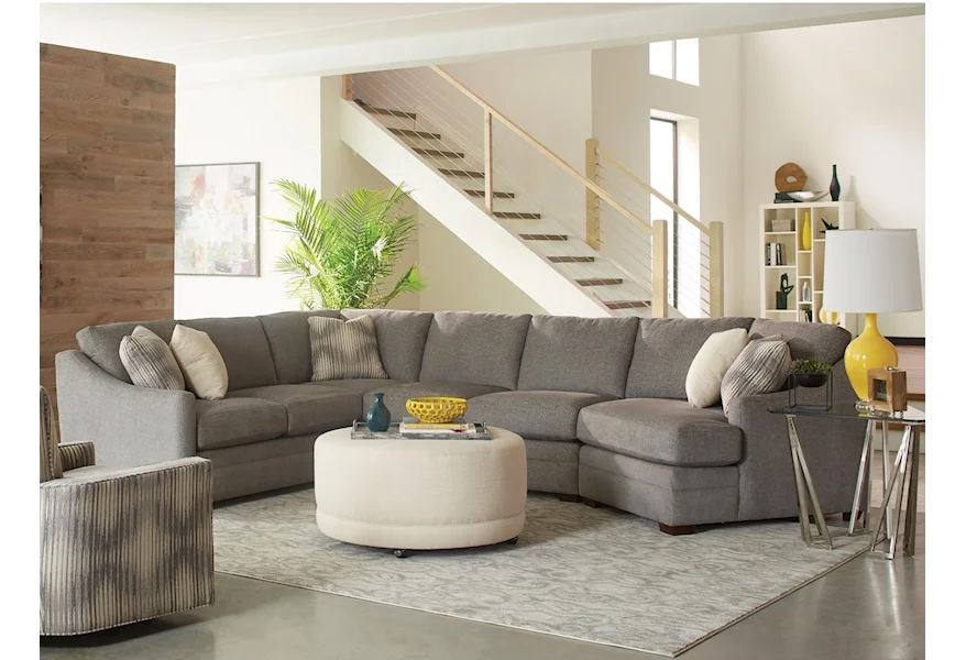 F9 Design Options 3 pc Sectional Sofa by Craftmaster at Belfort Furniture