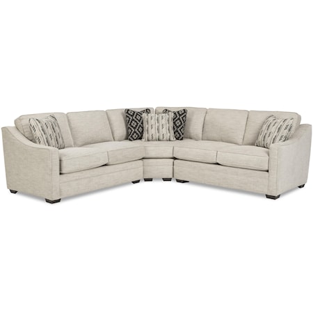 Customizable 3-Piece Sectional