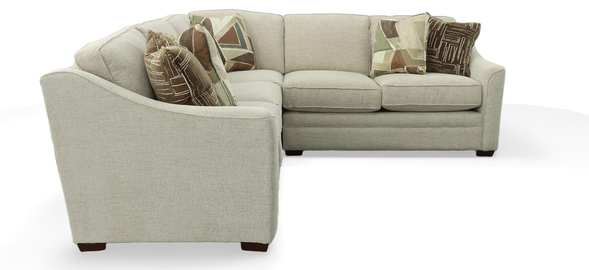 2 Pc Customizable Sectional Sofa