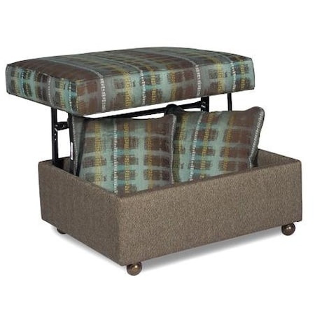 Storage Ottoman w/ Pillows